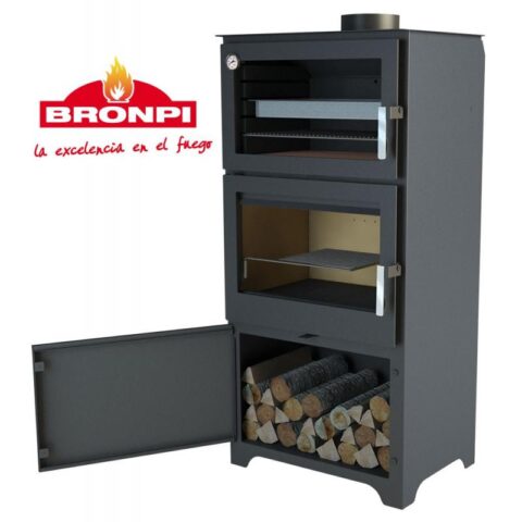 Poêle à bois avec four - BRONPI Murano - L 14 kW – Image 2