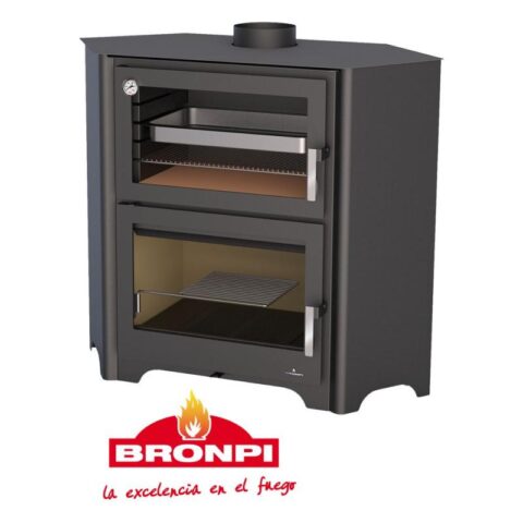 Poêle à bois avec four - BRONPI Murano - R 14 kW