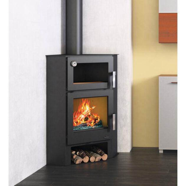 Poêle à bois d'angle avec four - BRONPI Lerma - H 8.7 kW – Image 9