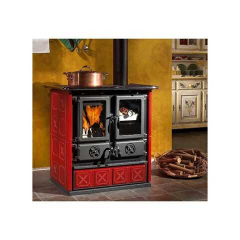 Cuisinière à bois raccordable - LA NORDICA Rosetta 5.0 Maiolica 7.9 kW – Image 4