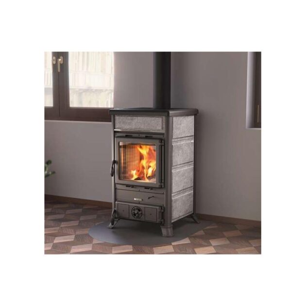 Poêle à bois en pierre naturelle - LA NORDICA Rossella R1 BII 8.8 kW – Image 4