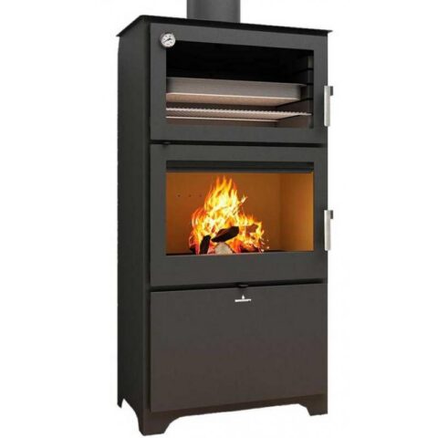 Poêle à bois avec four - BRONPI Murano - L 14 kW