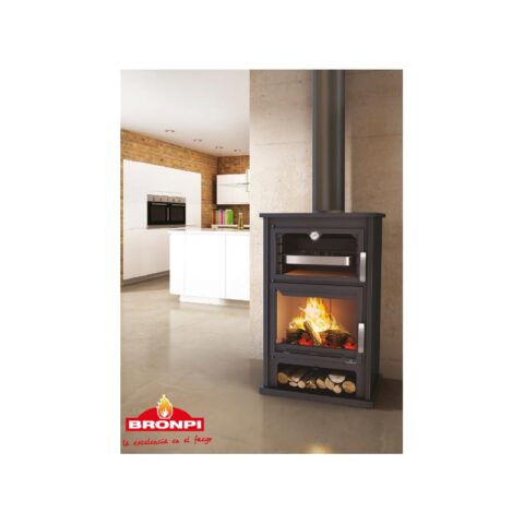 Poêle à bois avec four - BRONPI Suiza 14 kW – Image 5