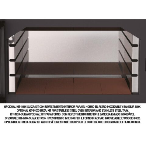 Poêle à bois avec four - BRONPI Suiza 14 kW – Image 2