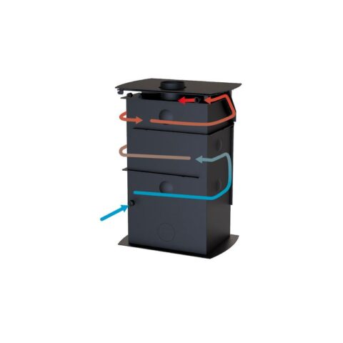 Poêle à bois bouilleur raccordable - BRONPI HydroNova Plus 15 kW – Image 8