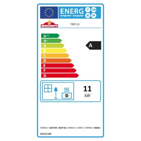 Poêle à granules sans électricité convection naturelle - BRONPI Free 11 kW – Image 5