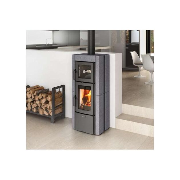 Poêle à bois avec four raccordable - LA NORDICA Ester Forno Evo 8.2 kW – Image 8