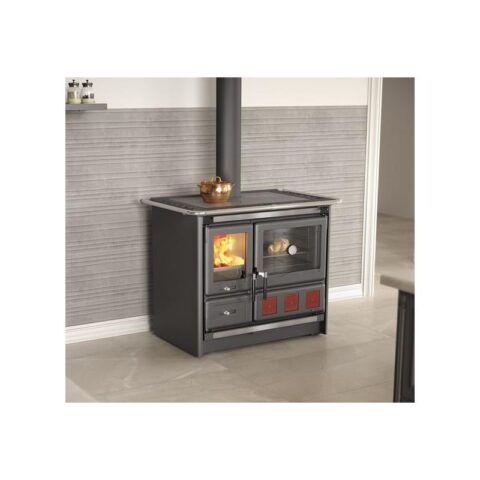Cuisinière à bois raccordable - LA NORDICA Rosa XXL 5.0 Steel 11 kW – Image 4