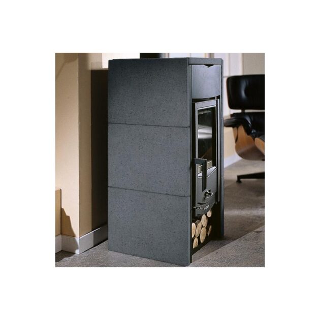 Poêle à bois raccordable en pierre - LA NORDICA Asia BII 6 kW – Image 5