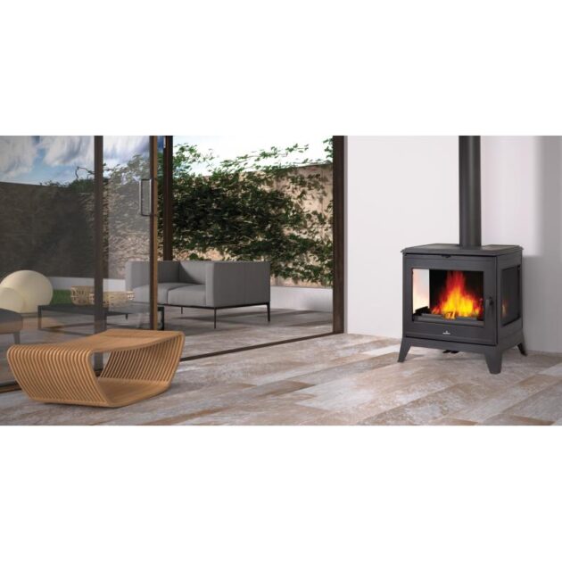 Poêle à bois en fonte 3 faces - BRONPI Bury 14.6 kW – Image 7