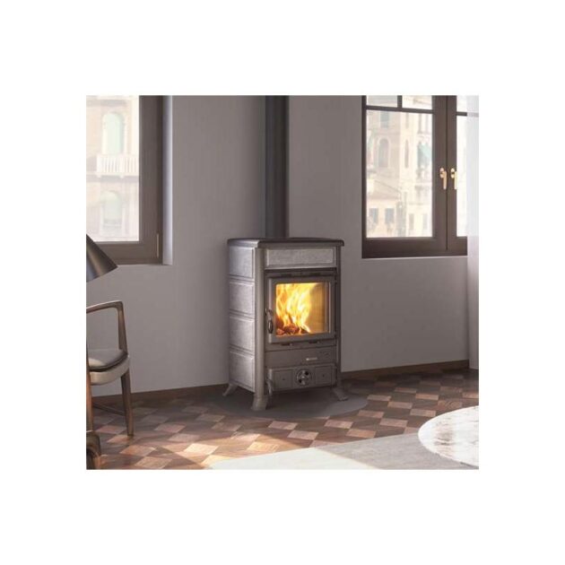 Poêle à bois en pierre naturelle - LA NORDICA Rossella R1 BII 8.8 kW – Image 5
