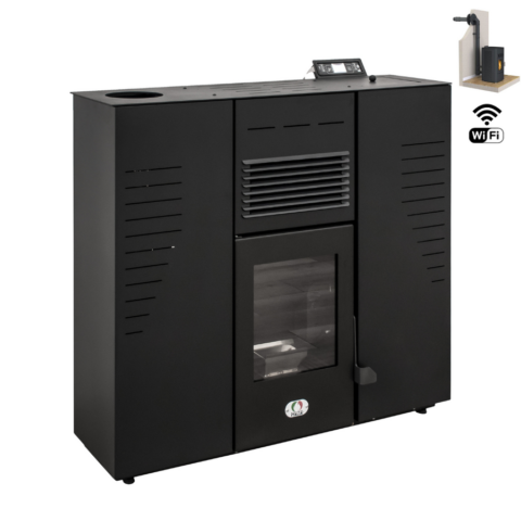 Marmolada Étanche 11 Kw Extra Plat - PACK POÊLE + CONDUIT VENTOUSE + WI FI – Image 3