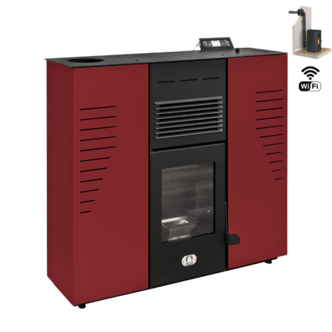 Marmolada Étanche 11 Kw Extra Plat - PACK POÊLE + CONDUIT VENTOUSE + WI FI – Image 4