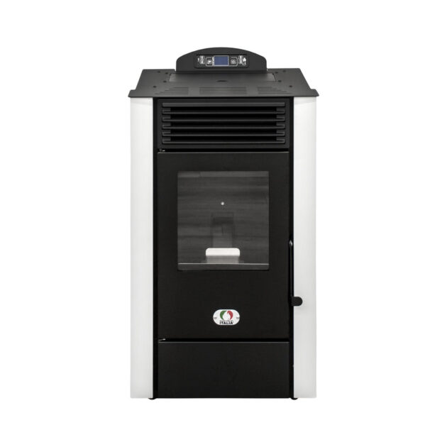 Poêle à granulés en prise d’air directe carré Alaska 9 Kw – Image 2