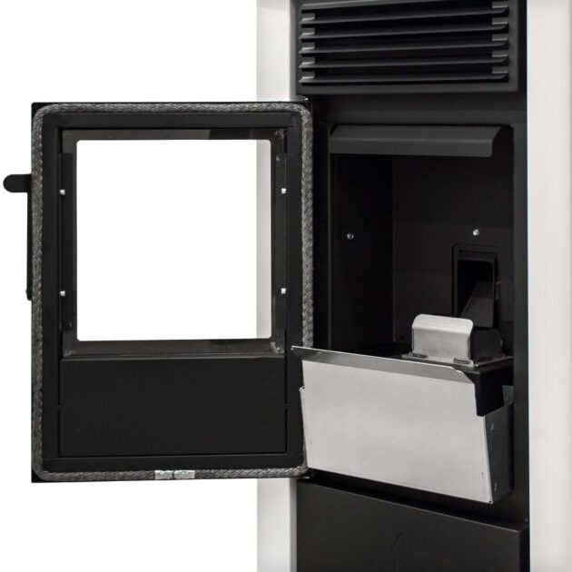 Poêle à granulés en prise d’air directe carré Alaska 9 Kw – Image 7
