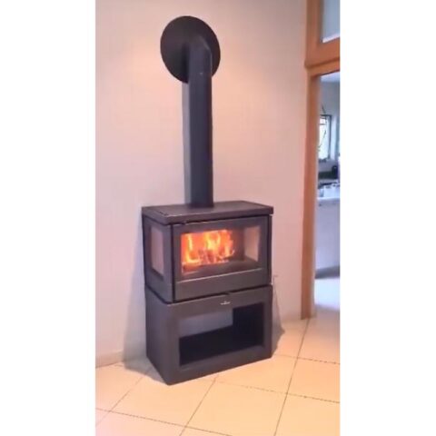 Poêle à bois ventilé raccordable 3 faces - BRONPI Versailles 10 kW – Image 3