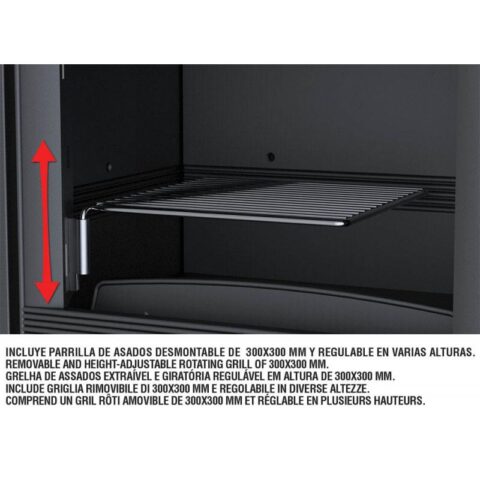 Poêle à bois ventilé raccordable 3 faces - BRONPI Versailles 10 kW – Image 5