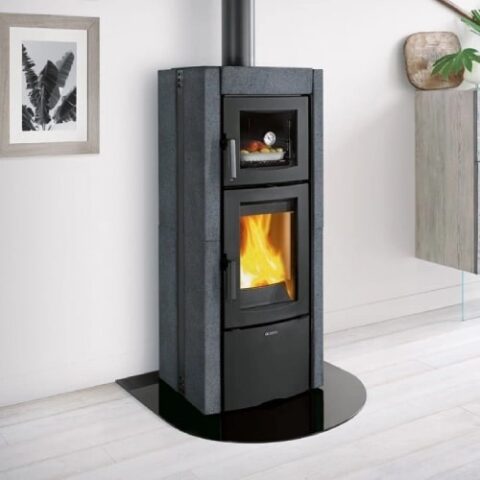Poêle à bois La Nordica Ester Forno Evo 8,2 kW avec compartiment de cuisson – Image 5