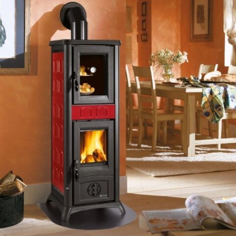 Poêle à bois La Nordica Gemma Forno 7,2 kW Avec compartiment de cuisson – Image 5