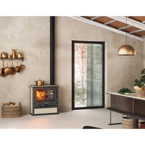 Cuisinière à bois raccordable - LA NORDICA Rosetta 5.0 Ceramica Liberty 7.9 kW – Image 3