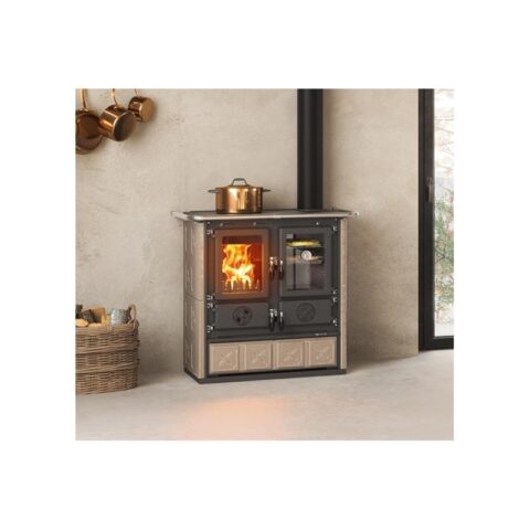 Cuisinière à bois raccordable - LA NORDICA Rosetta 5.0 Maiolica 7.9 kW – Image 2