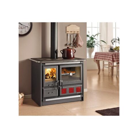 Cuisinière à bois raccordable - LA NORDICA Rosa XXL 5.0 Steel 11 kW – Image 8