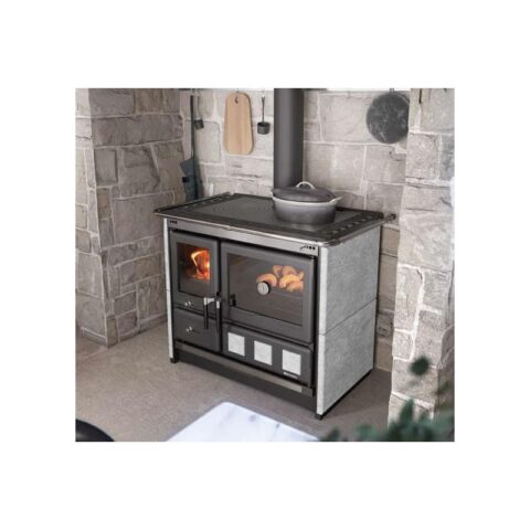 Cuisinière à bois raccordable en pierre - LA NORDICA Rosa XXL 5.0 Petra 11 kW – Image 6