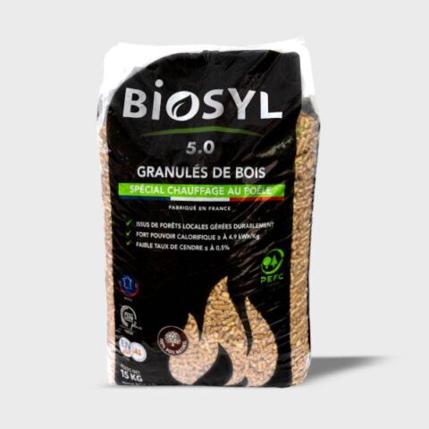 Granulés de Bois BIOSYL (Sac de 15kg) – Image 3
