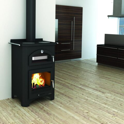 Cuisinière à bois avec four - BRONPI Monza 14 kW – Image 10