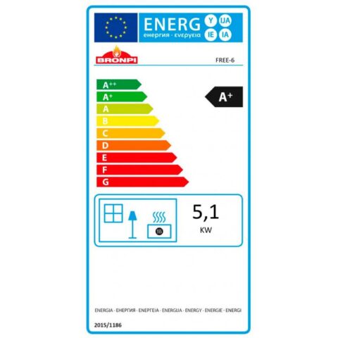 Poêle à granules sans électricité convection naturelle - BRONPI Free 6 kW – Image 2