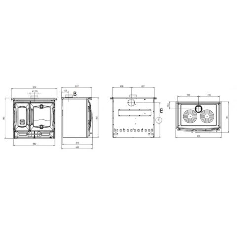 Cuisinière à bois en fonte - LA NORDICA Suprema 4.0 9 kW – Image 3