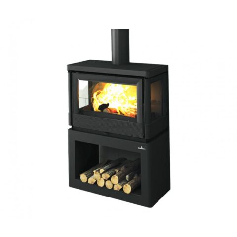 Poêle à bois ventilé raccordable 3 faces - BRONPI Versailles 10 kW – Image 2