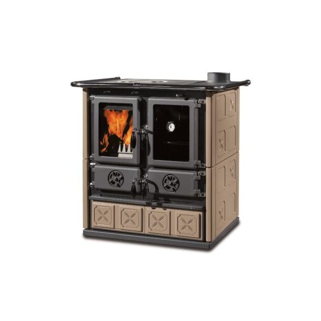 Cuisinière à bois raccordable - LA NORDICA Rosetta 5.0 Maiolica 7.9 kW