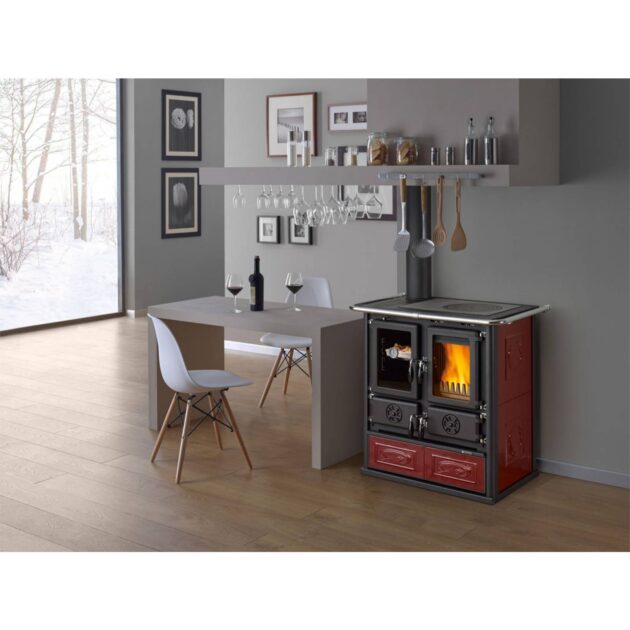 Cuisinière à bois Rosetta SX 5.0 Ceramica Liberty 7.9kW – Image 3