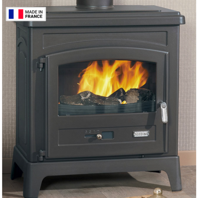 Pack poêle à bois Fonteval Godin Sortie dessus 10kW – Image 2