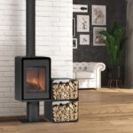 Poêle à bois Domino avec pied 7.5kW