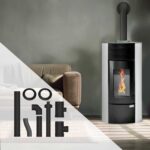 Pack poêle à granulés étanche Segreto Plus + Kit d'installation ventouse 12kW