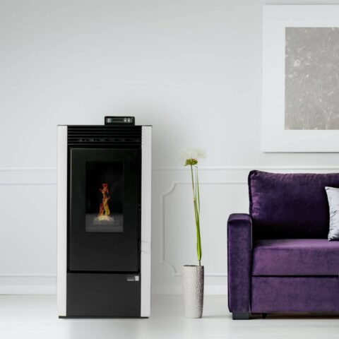 Pack Poêle à granulés étanche Vittoria Plus + Kit d'installation ventouse 14kW – Image 5