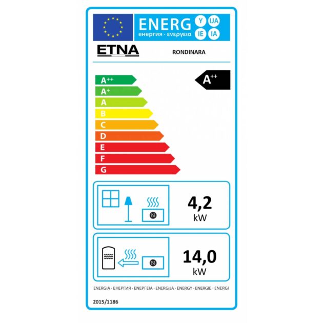 Pack poêle à granulés hydro Rondinara + Kit d'installation sortie arrière 19kW – Image 4