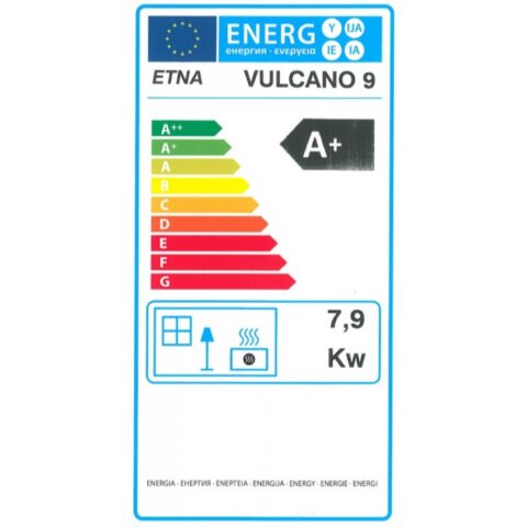 Pack poêle à granulés Vulcano SMS + Kit d'installation sortie dessus 9kW – Image 4