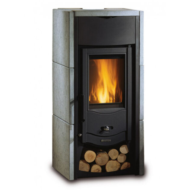 Poêle à Bois Asia BII Pierre Naturelle 7kW