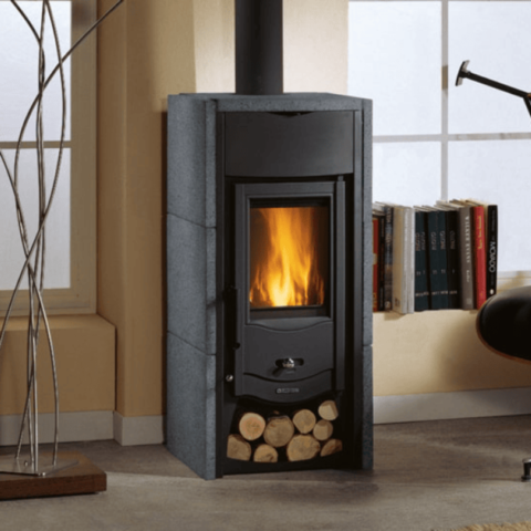 Poêle à bois Asia Pierre Vulcan 7kW – Image 5