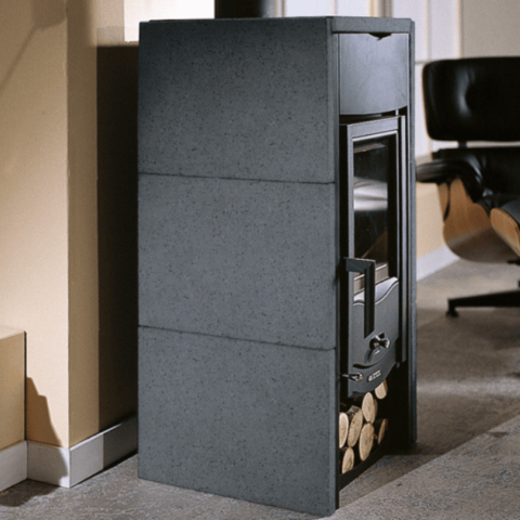 Poêle à bois Asia Pierre Vulcan 7kW – Image 2