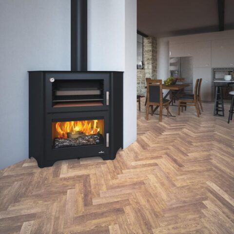 Poêle à bois avec four - BRONPI Murano - R 14 kW – Image 6