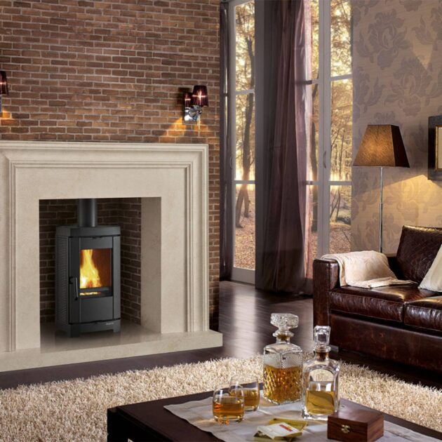 Poêle à bois Brigitta GB Noir Anthracite 5.8kW – Image 4