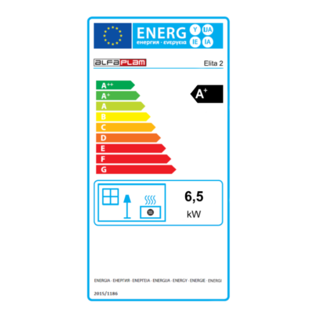 Poêle à Bois Elita 2 Eco 6kW – Image 3