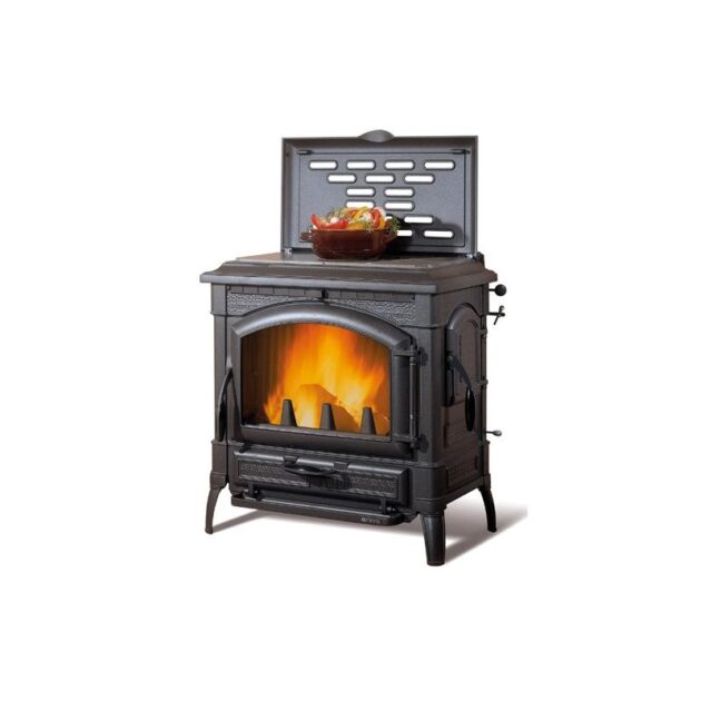 Poêle à bois en fonte - LA NORDICA Isotta con cerchi Evo 14.5 kW