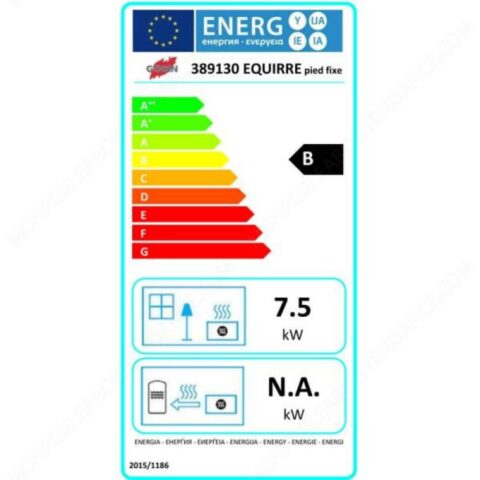 Poêle à Bois Equirre 7.5kW – Image 2