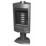 Poêle à Bois Equirre Pied Tournant 7.5kW