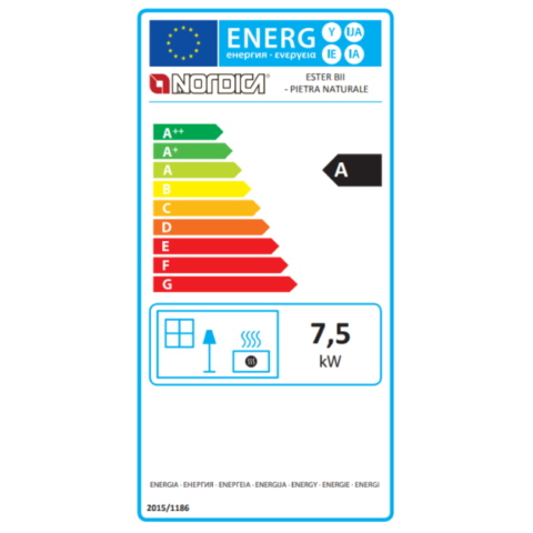 Poêle à Bois Ester BII Pierre Naturelle 9.4kW – Image 3